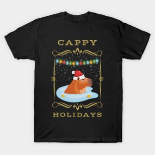 Christmas Capybara  Holiday Winter T-Shirt